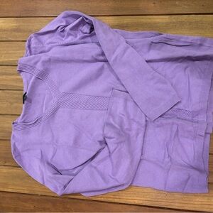 Talbots Purple V-Neck Sweater